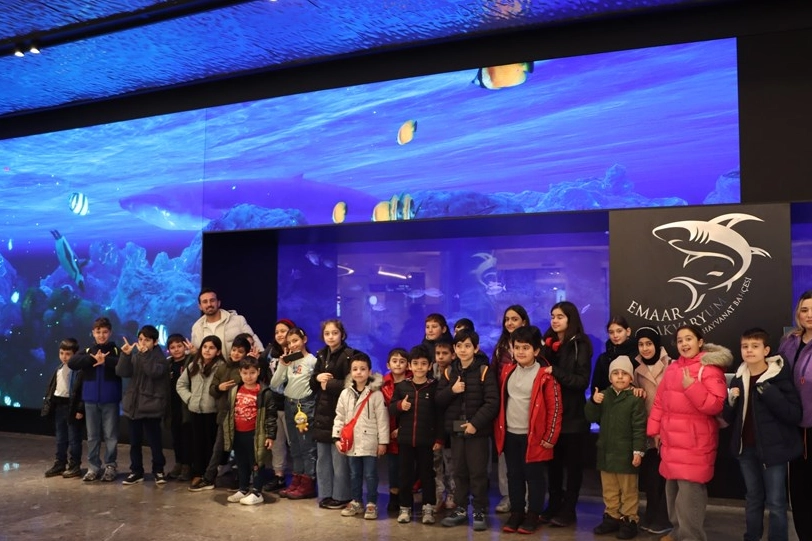 İstanbul'da Maltepeli çocuklar su altı dünyasını keşfetti