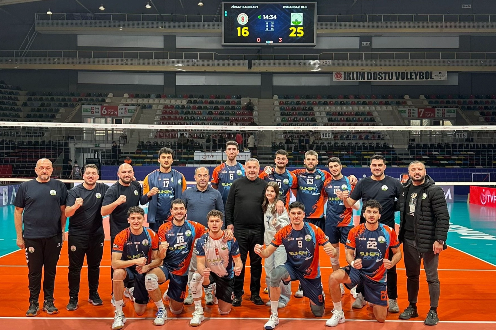 Osmangazi Belediyespor ikinci yarıya galibiyetle başladı