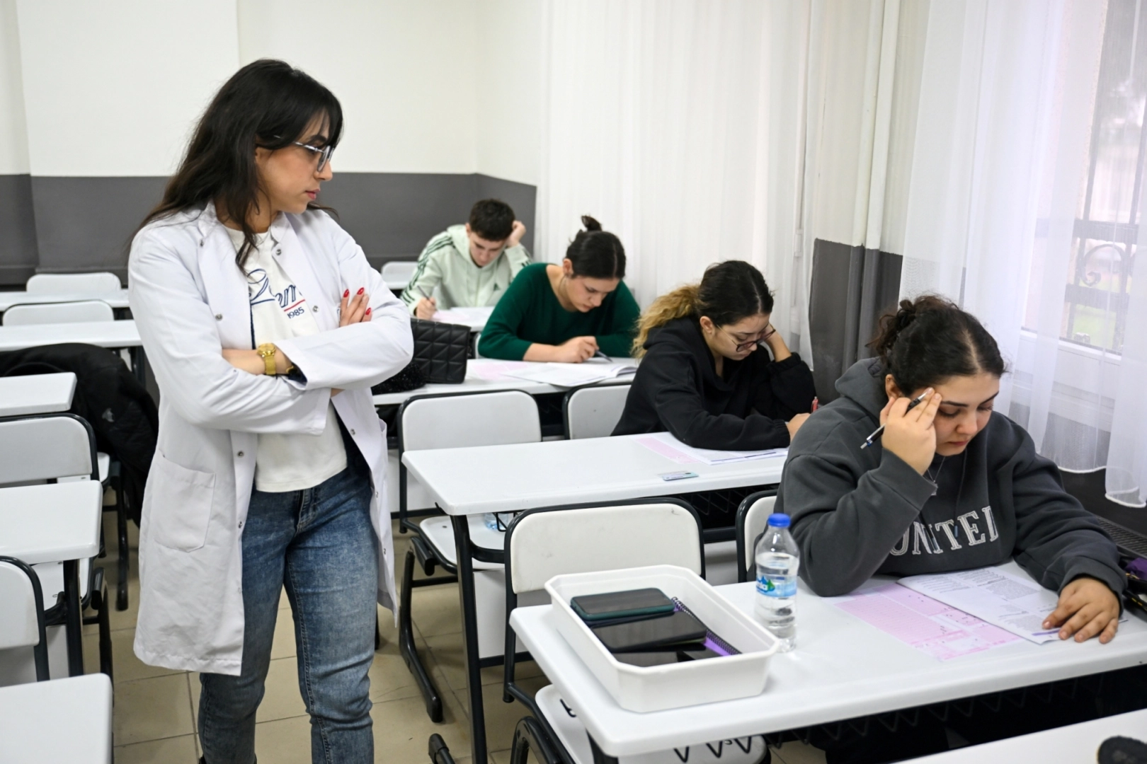 Bornova BELGEM’de deneme sınavı heyecanı