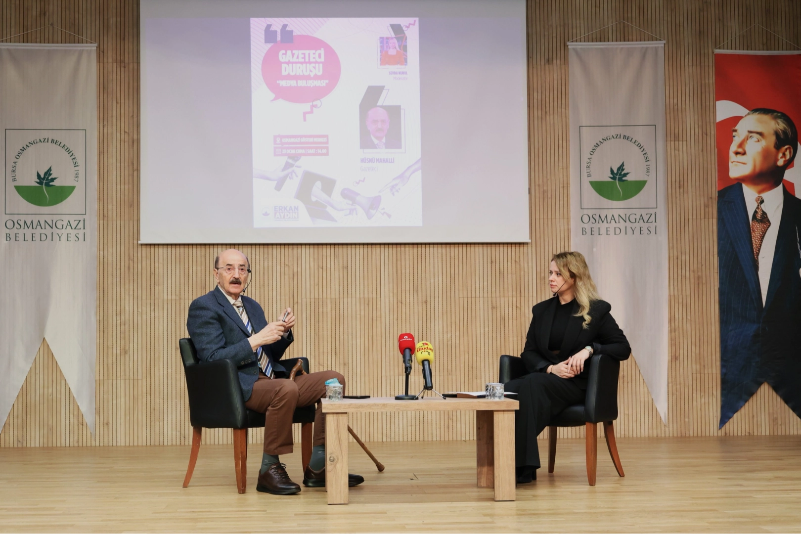 Osmangazi’de gazeteci duruşu konuşuldu