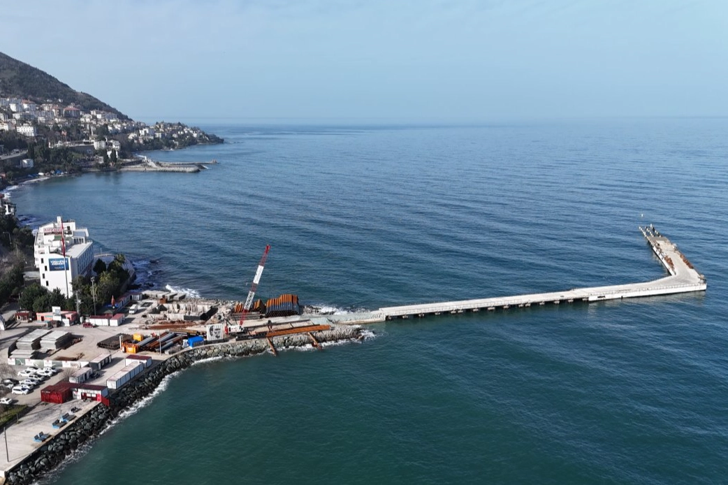 Ordu’da Altınordu Atatürk Rıhtımı 140 metre uzatılıyor
