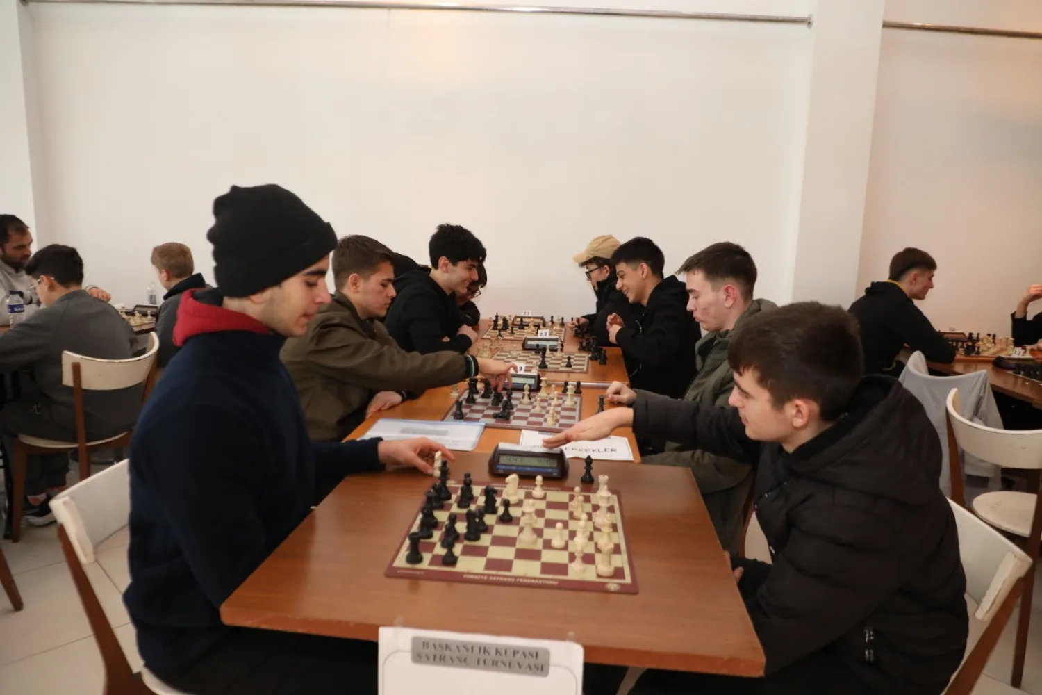 Bursa İnegöl’de spor festivalinde satranç heyecanı