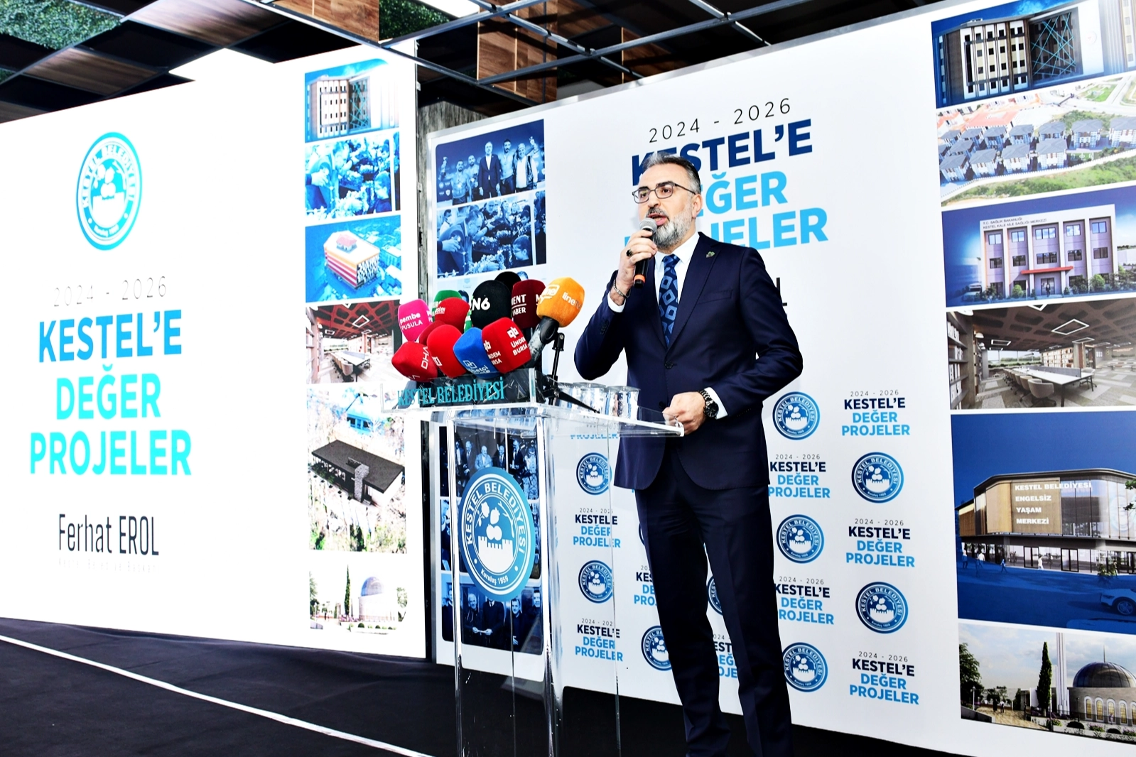 Kestel’de Başkan Erol'dan proje ve yatırımlar sunumu