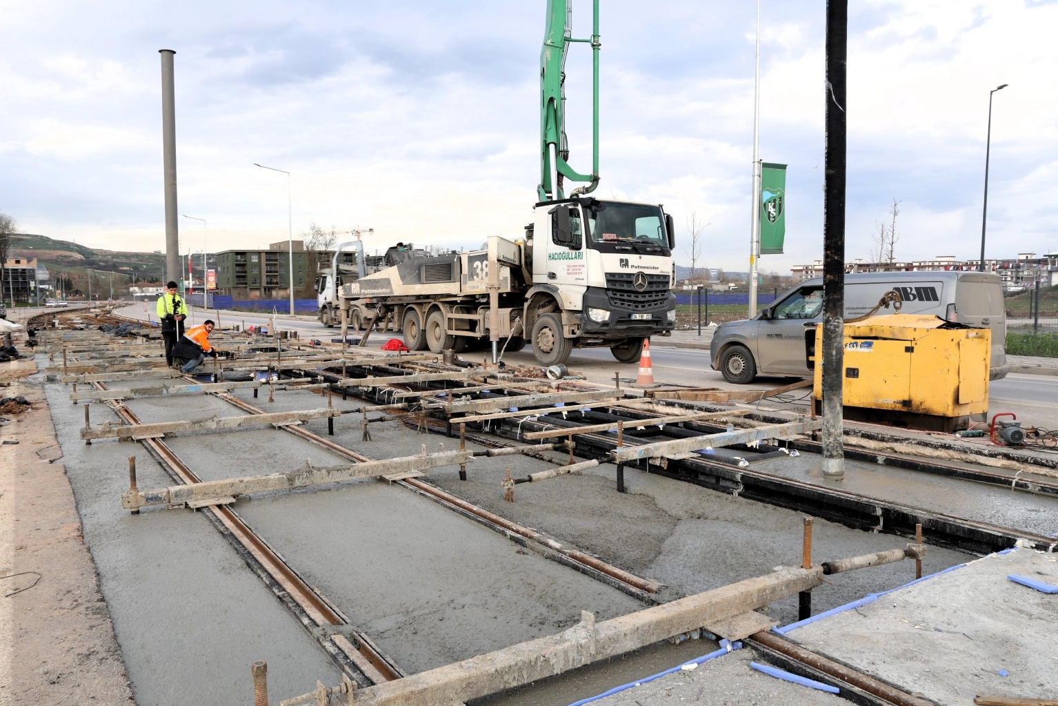 Kartepe Tramvay Hattı'nda durmak yok