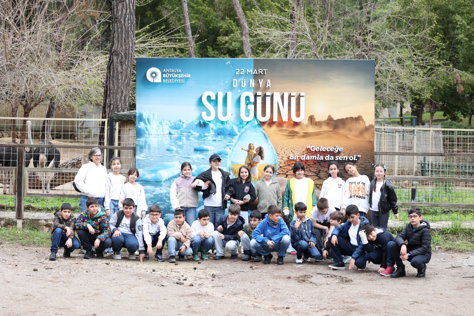 Antalya'da Dünya Su Günü’nde çocuklara eğlenceli eğitim