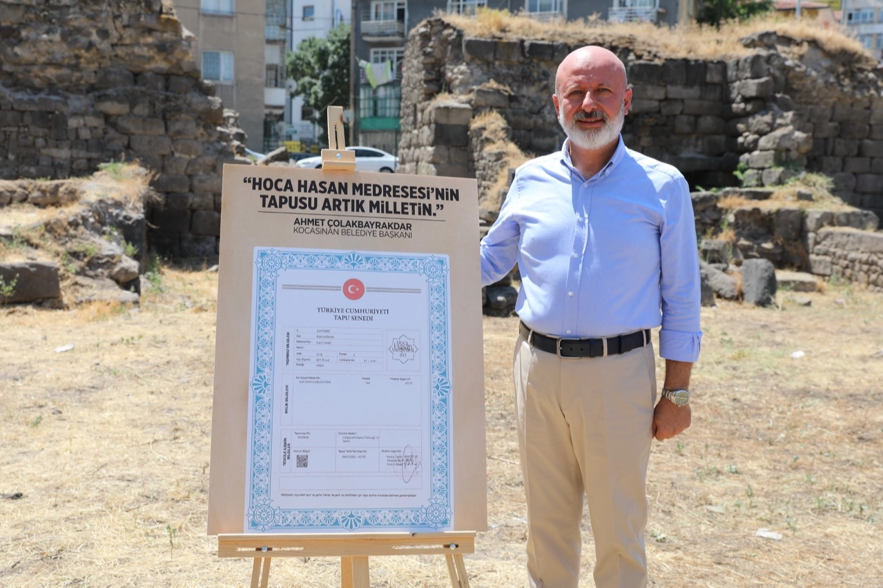 Kayseri'nin ilk medresesinde restorasyon zamanı