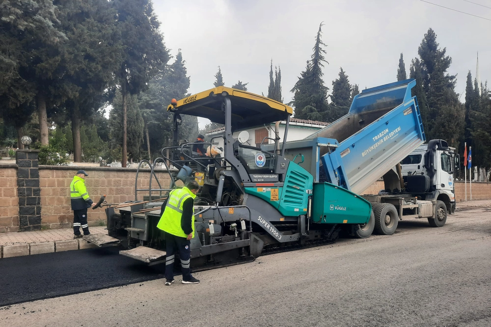 Trabzon’un 18 ilçesinde yol ve altyapı seferberliği