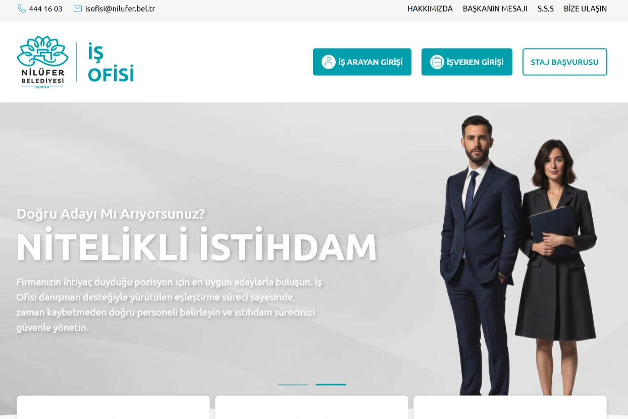 Bursa Nilüfer’de iş arayanlar ve işverenler dijitalde buluşuyor