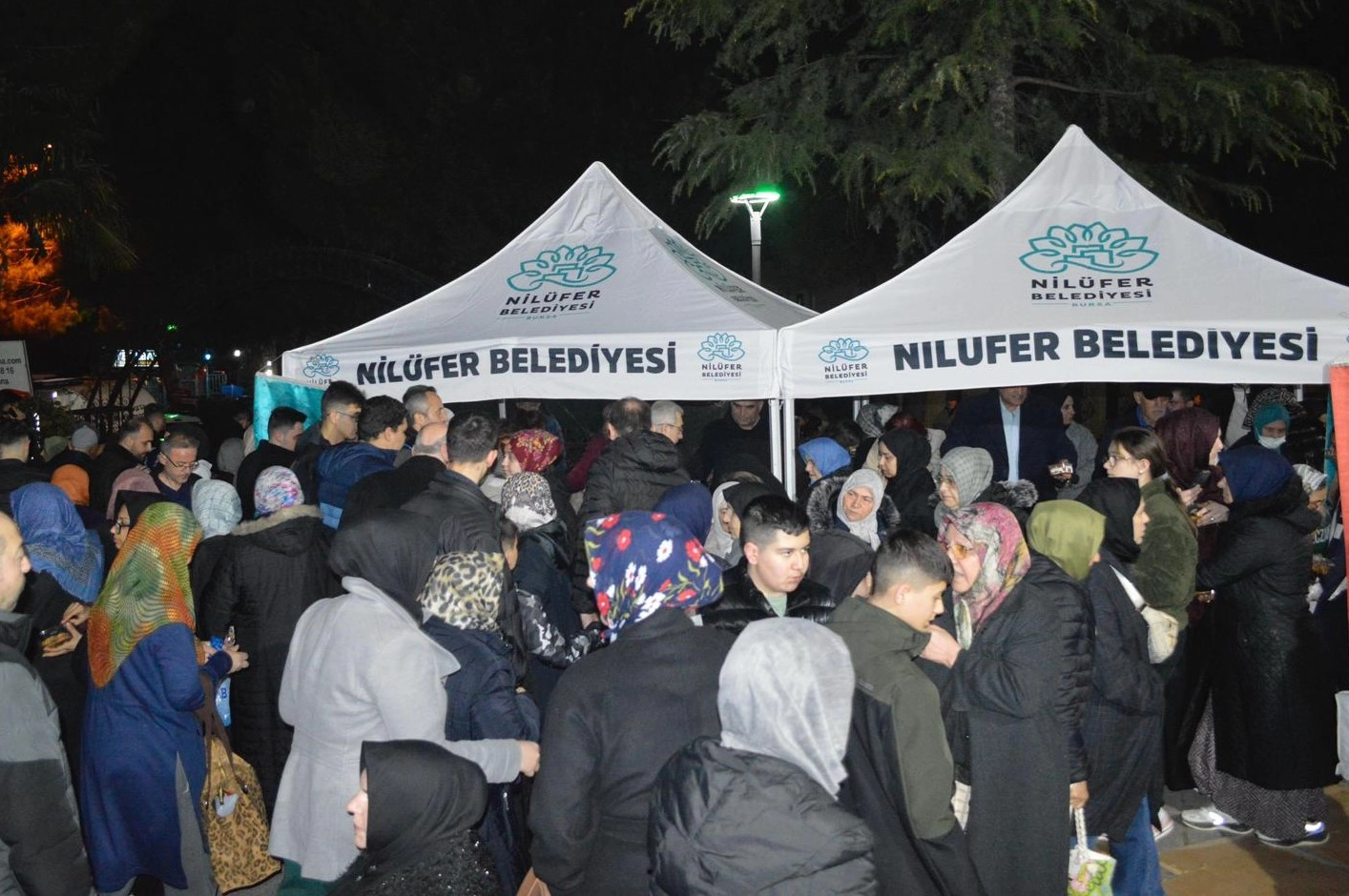 Bursa Nilüferliler o gecenin maneviyatını yaşadı