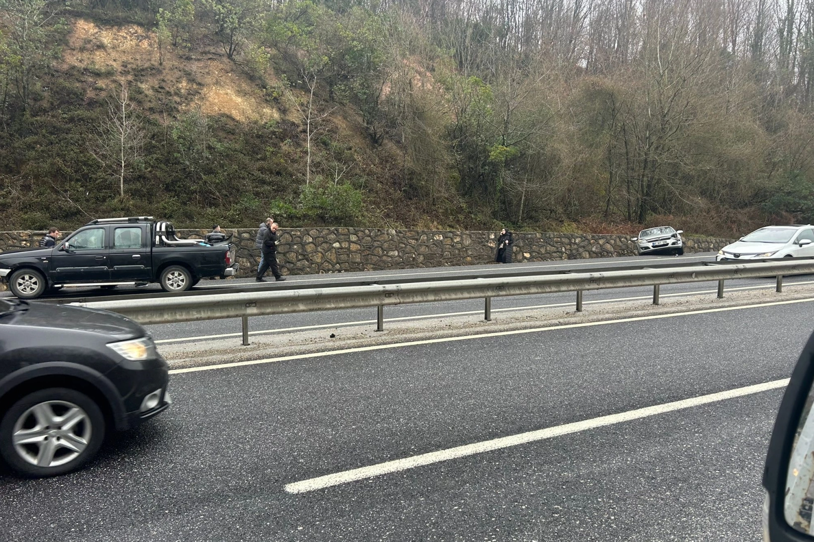 Düzce Akçakoca’da zincirleme trafik kazası