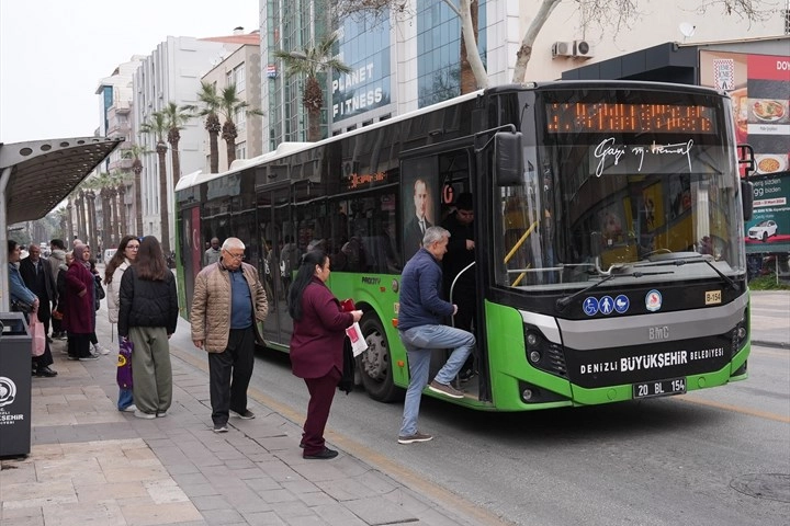 Denizli Büyükşehir’den bayramda ücretsiz ulaşım kolaylığı