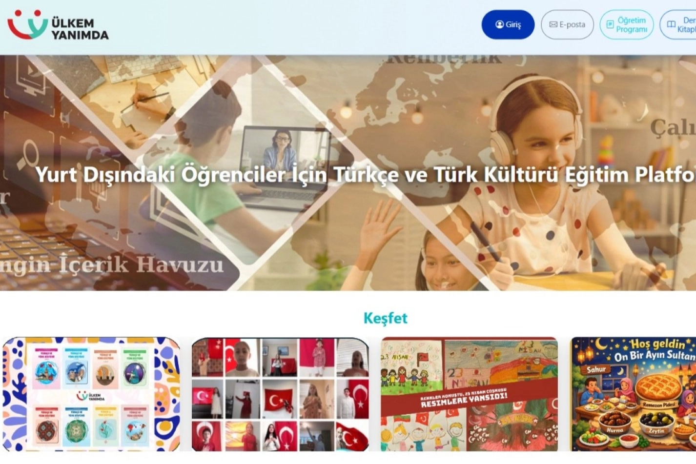 Ülkem Yanımda Platformu, Türkçe ve kültürü evde öğretiyor