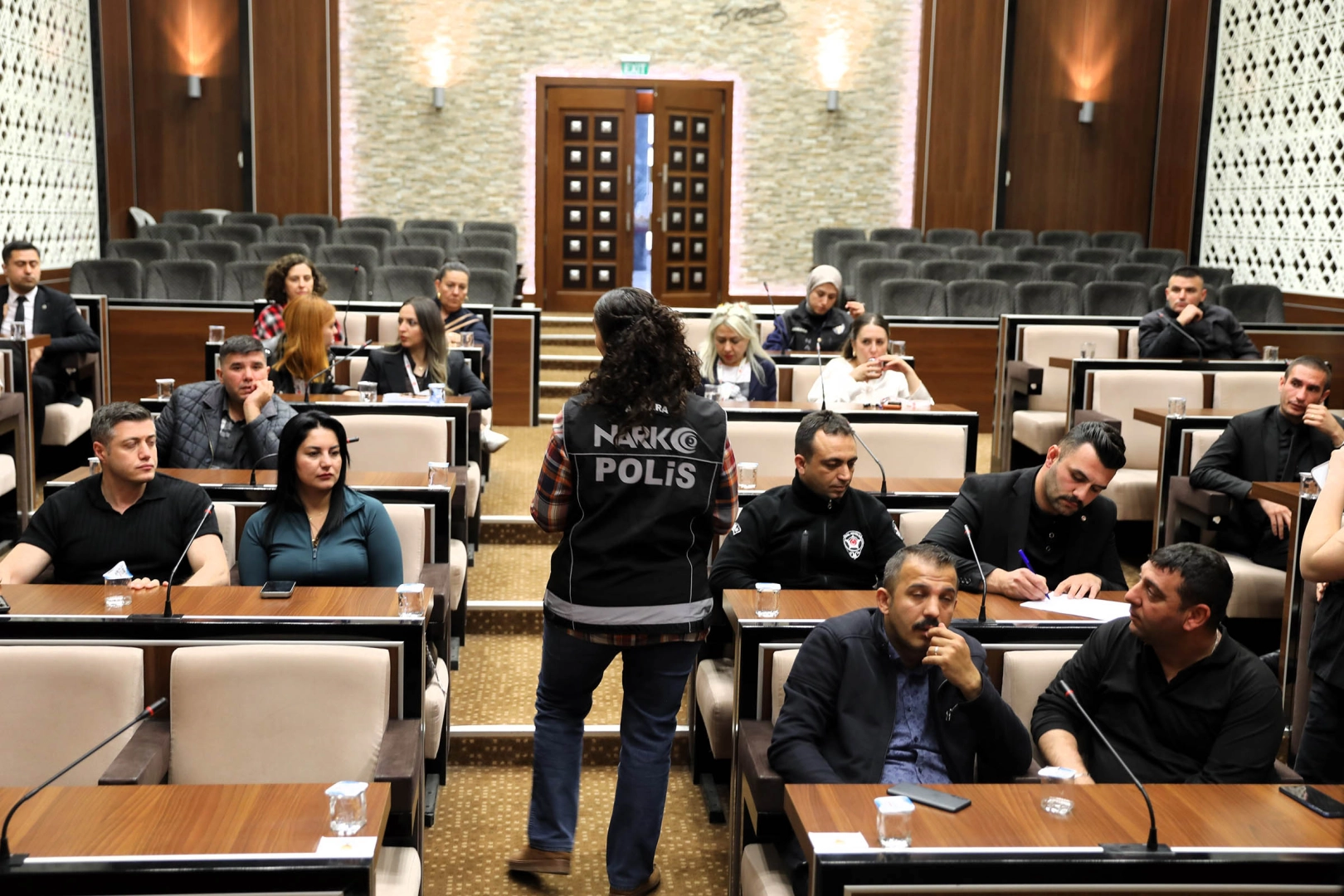 Ankara Keçiören'de özel güvenlik personeline 'Narko Kaan' eğitimi