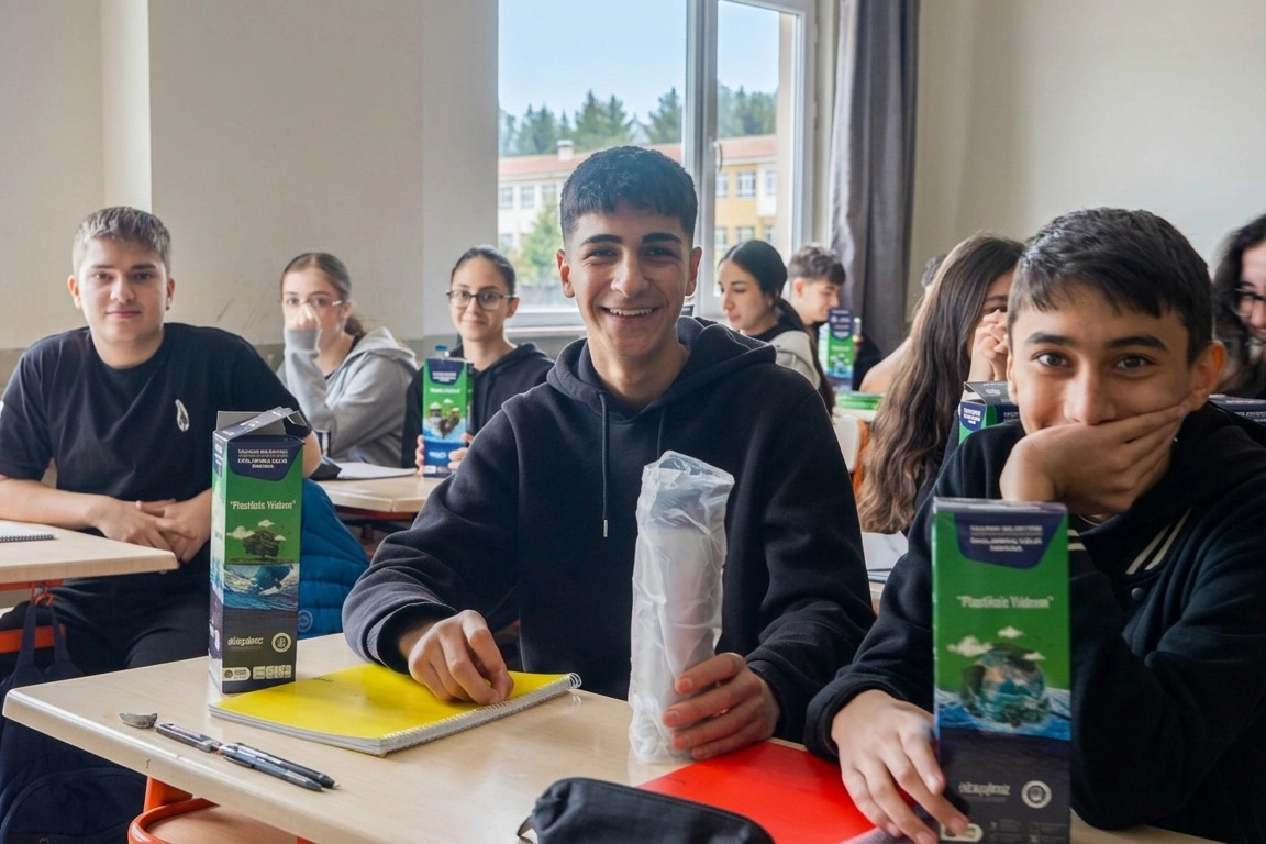Yıldırım’da plastiğe fren: 31 okula arıtma, 32 bin öğrenciye matara