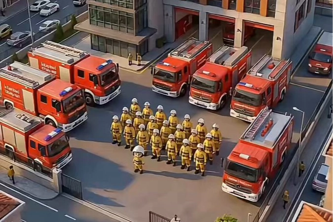İstanbul İtfaiyesi’nden çocuklara "112’yi unutma!" mesajı