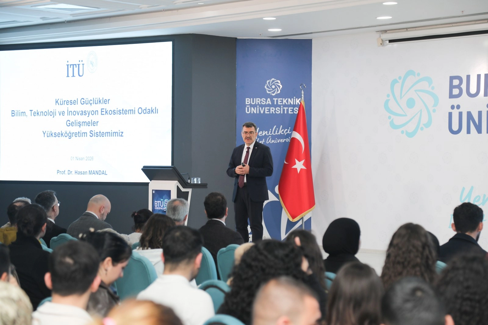 BTÜ Konuşmaları’nda küresel riskler ve yükseköğretimin geleceği ele alındı
