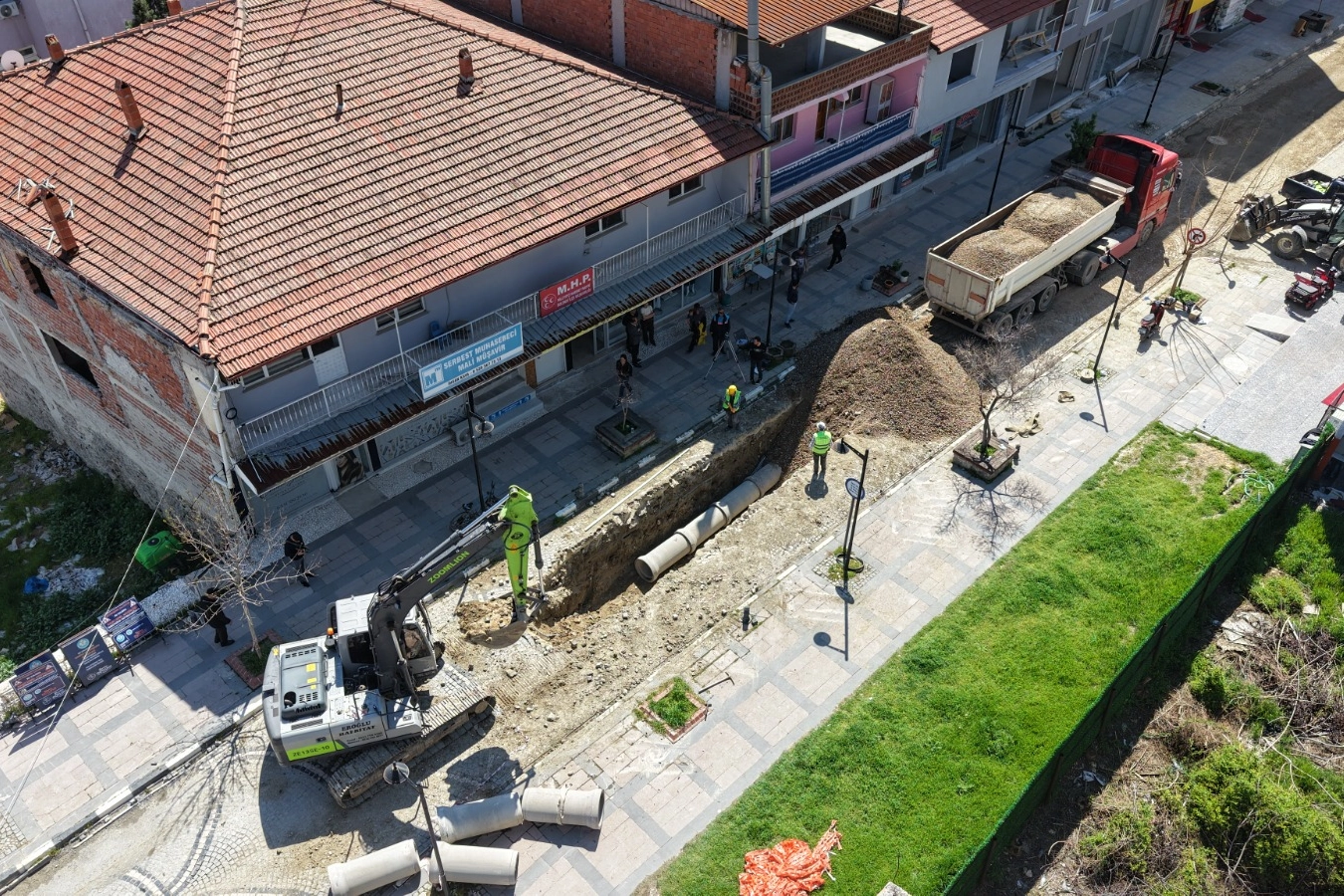Manisa Selendi’ye modern altyapı hat