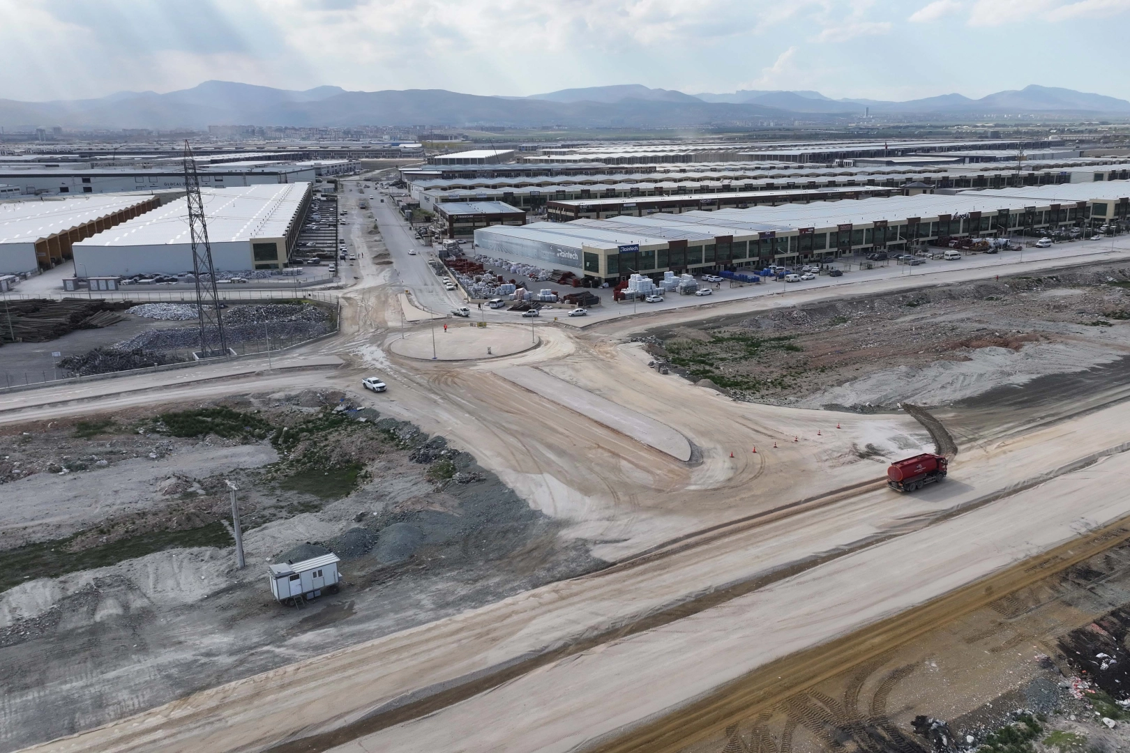 Konya'da trafik yükünü rahatlatacak caddeye yakın mercek