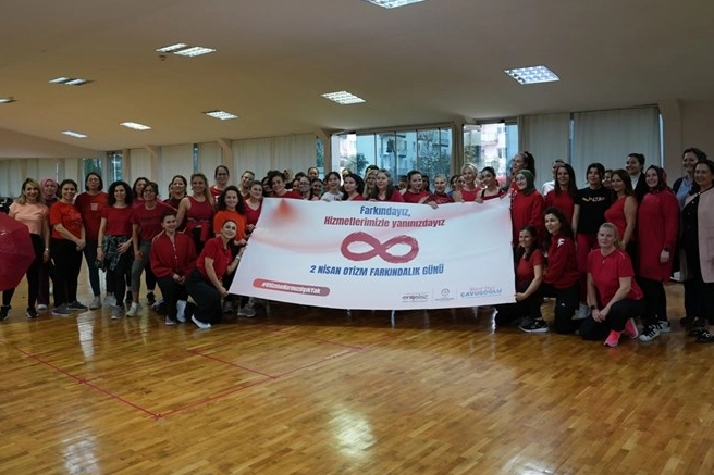Denizli'de otizm farkındalığı için anlamlı etkinlik