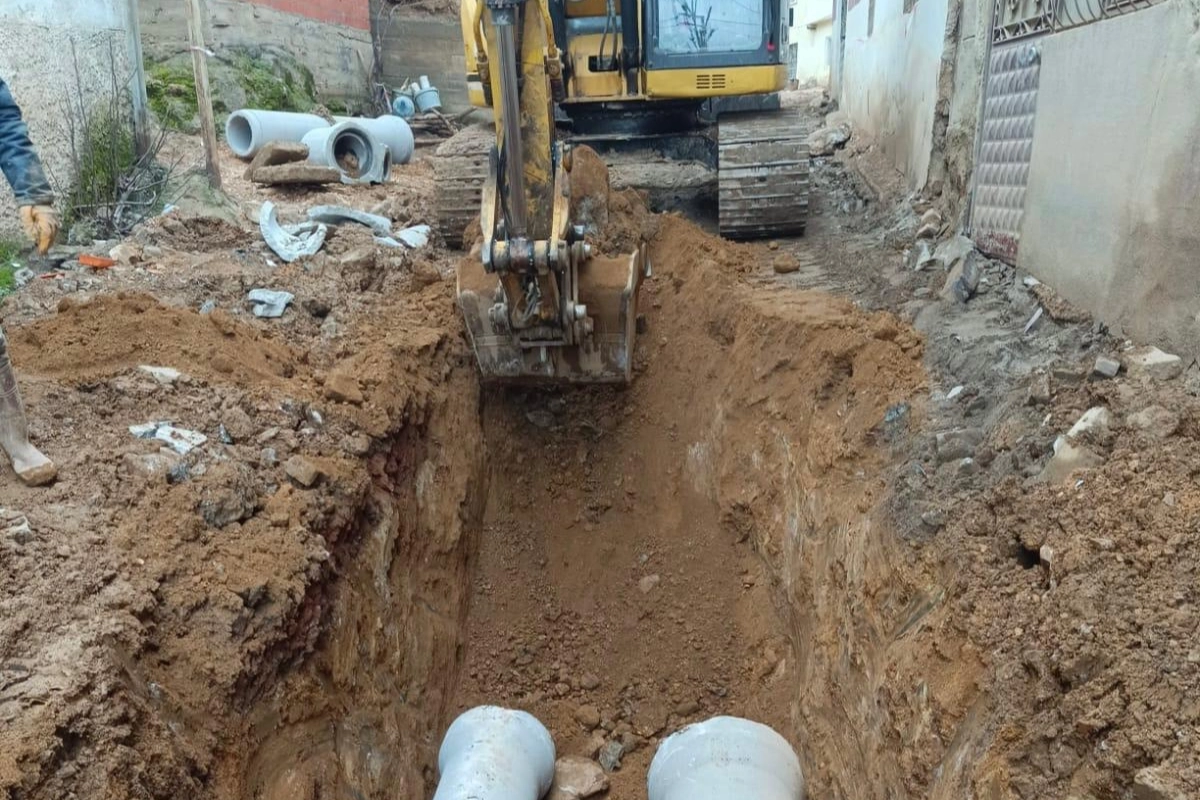 Bursa İznik Müşküle’de altyapı seferberliği... 4 bin 800 metre hat yenileniyor