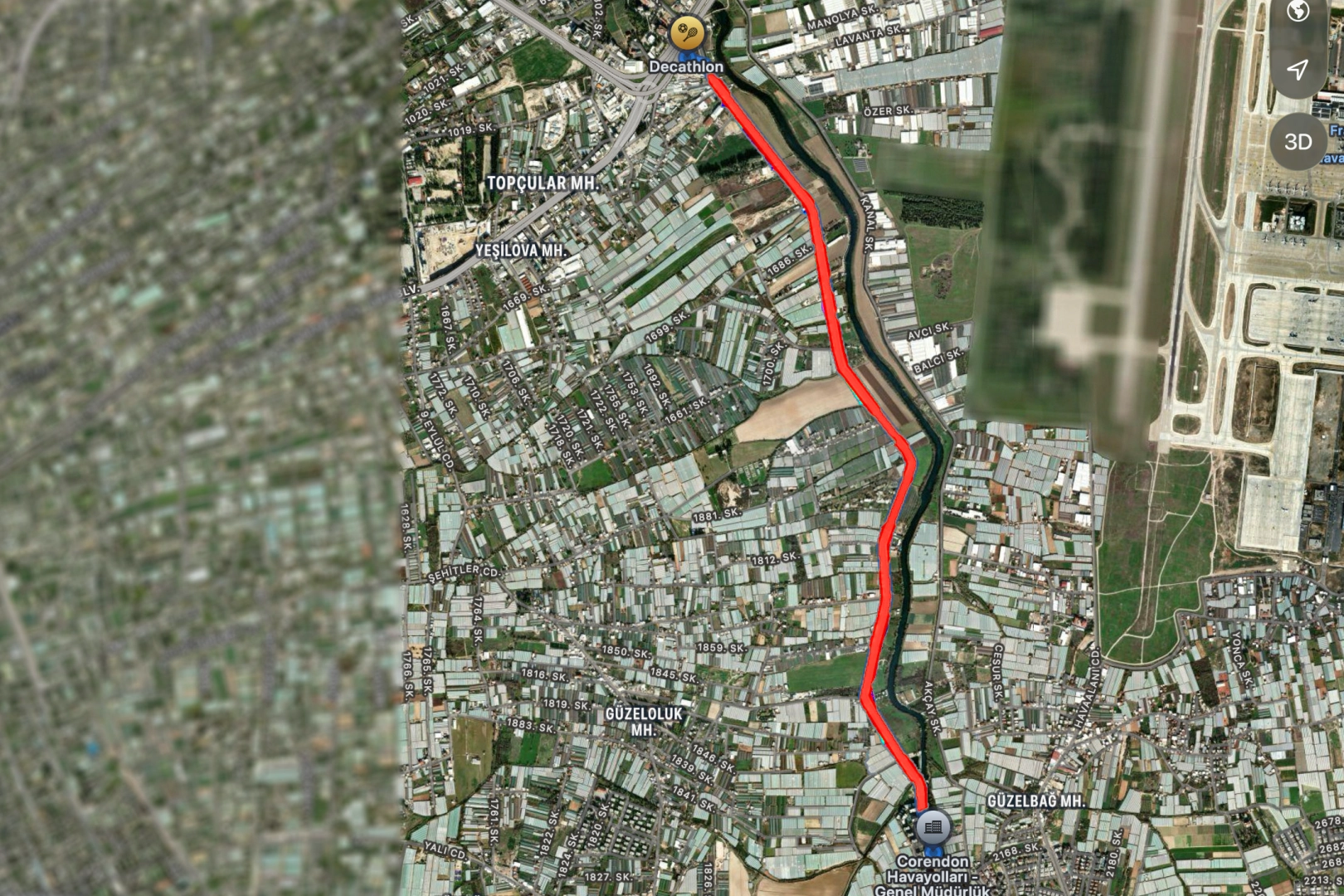 Antalya Muratpaşa'da DSİ kanal yoluna iyileştirme