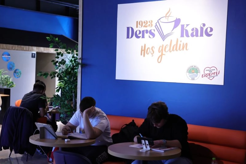 Zonguldak’ta gençlere özel 1923 Ders Kafe açıldı