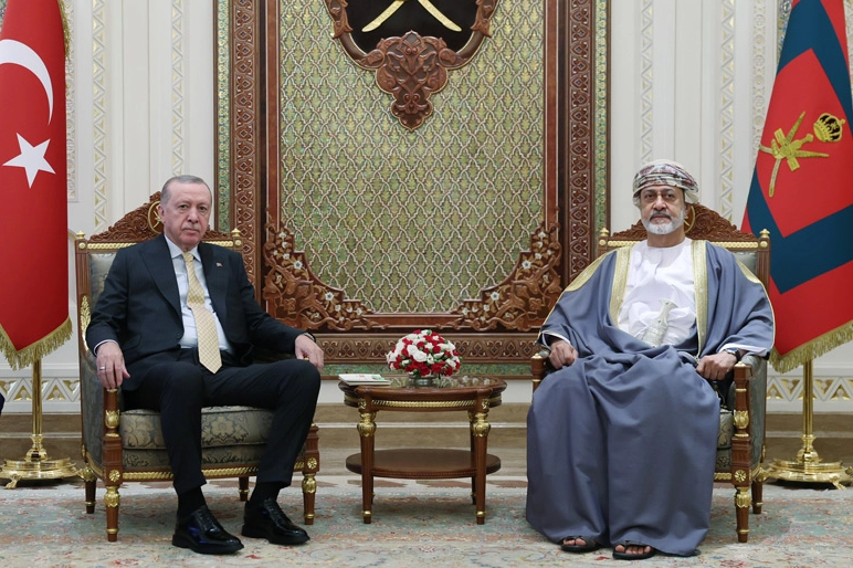 Cumhurbaşkanı Erdoğan, Umman Sultanı ile görüştü