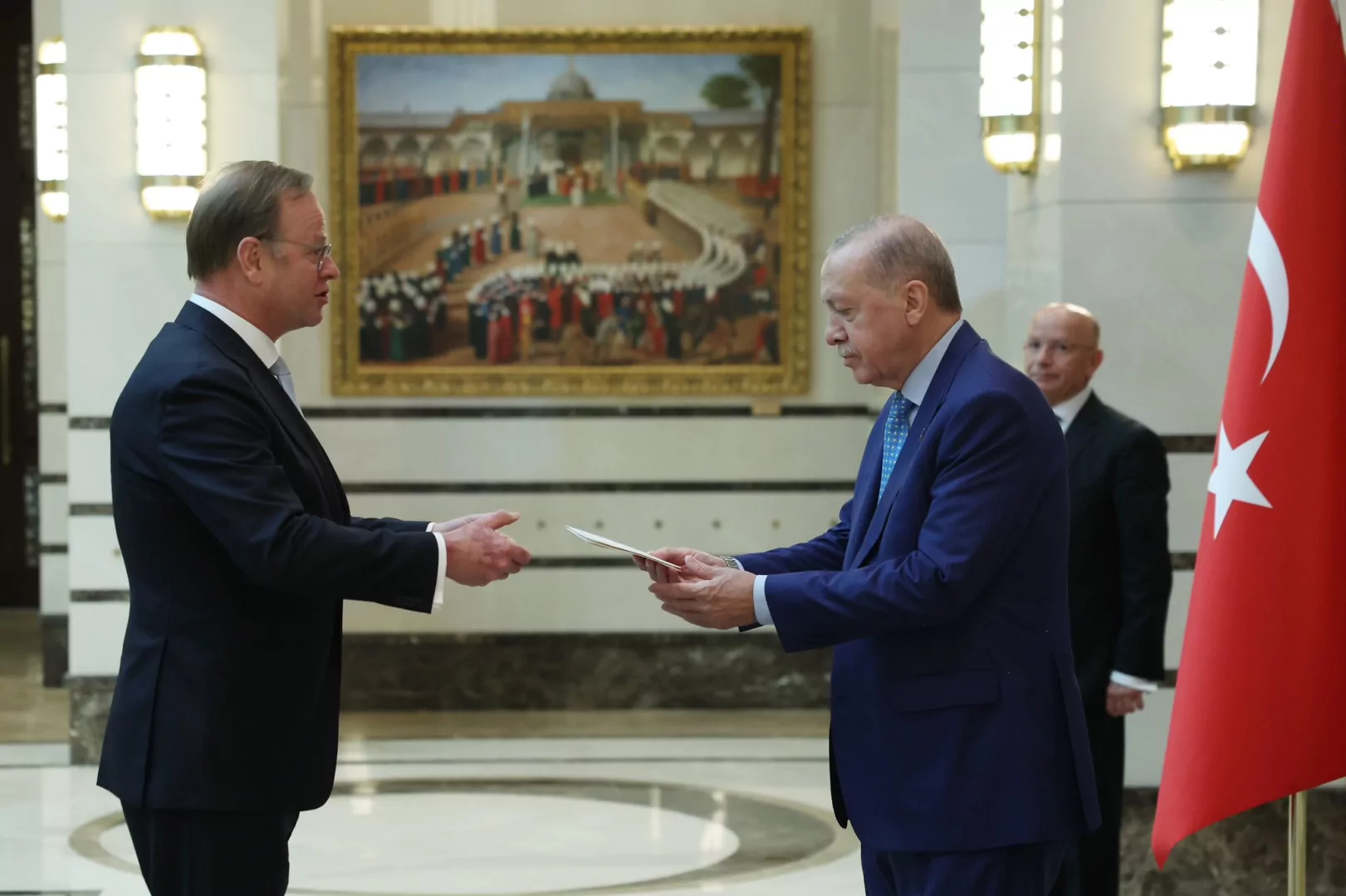 Cumhurbaşkanı Erdoğan, 5 ülkenin Büyükelçisini kabul etti