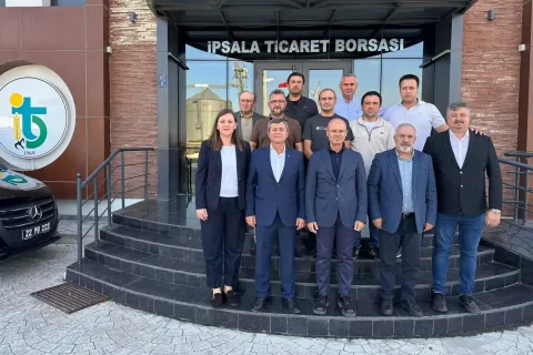 İpsala Ticaret Borsası’nda Necmi Sezer yeniden başkan seçildi