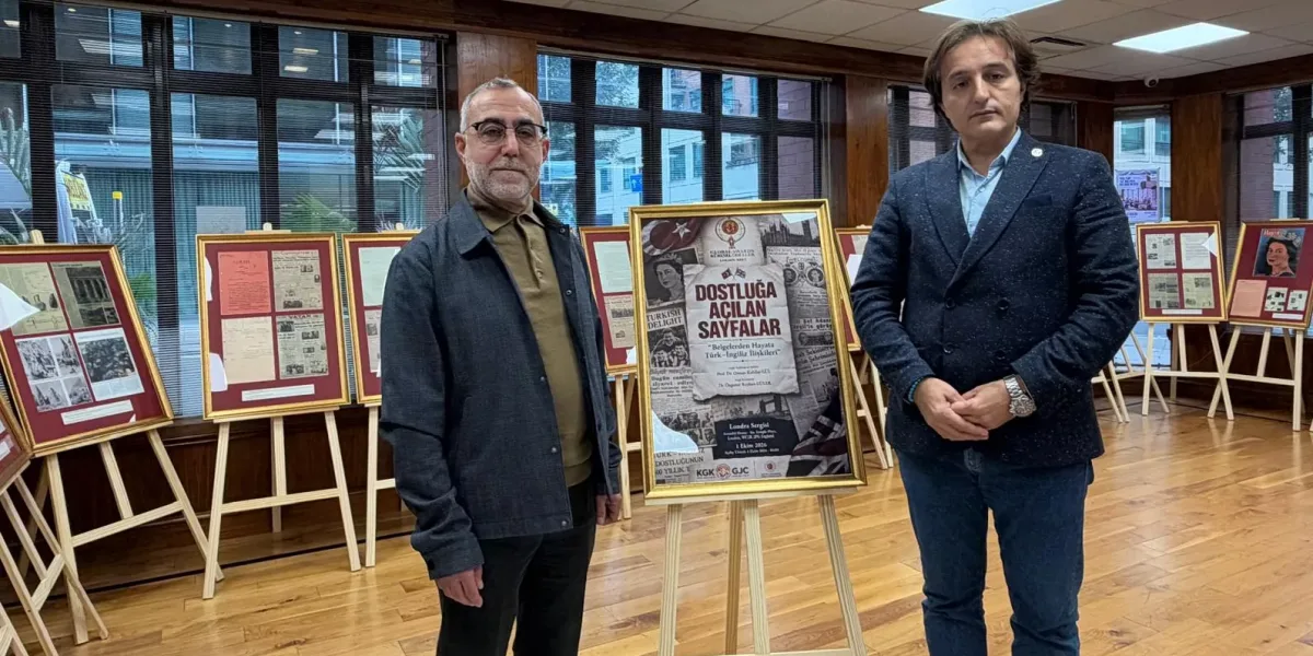 KGK’nin Londra’daki Türk-İngiliz ilişkileri sergisi ilgi görüyor