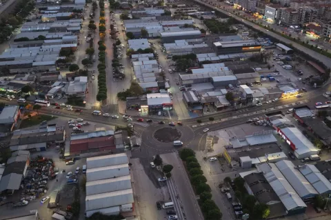 Balıkesir Küçük Sanayi Sitesi’nde asfalt çalışması tamamlandı
