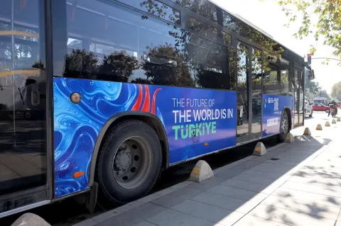 Sakarya Büyükşehir otobüslerinde COP31 mesajı