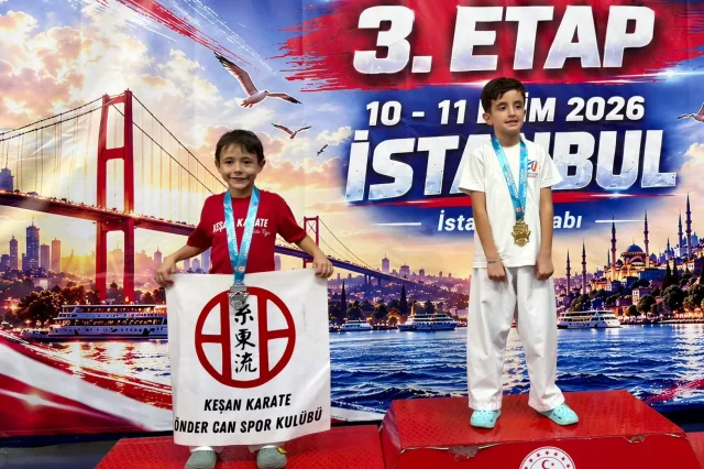 Keşanlı karatecilerden İstanbul’da 18 madalyalık başarı