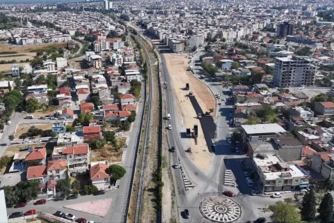 Manisa trafiğini rahatlatacak Cider Yolu’nda çalışmalar sürüyor
